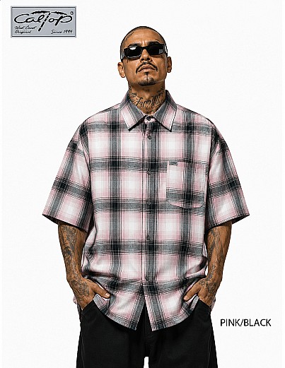 2000 S/S Plaid Color Base : Pink-Black